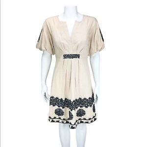 Anthropology women embroidered dress